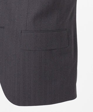J.PRESS MEN 【ESSENTIAL CLOTHING】ヘリンボーンストライプ スーツ/総裏 グレー系1