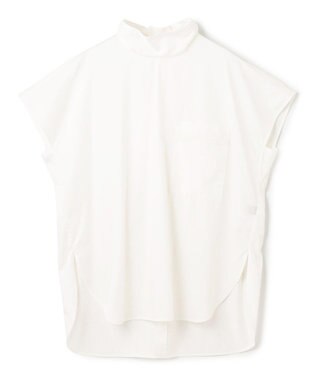 uncrave ブロードクロス ボウタイブラウス オフ