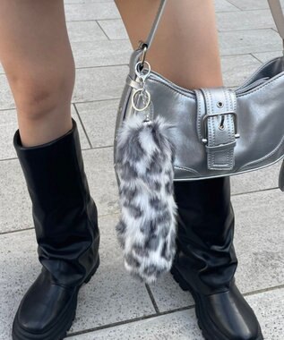 WEGO 総柄しっぽキーホルダー 柄1