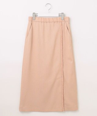 自由区 S 【セットアップ対応・接触冷感・UVカット・洗える】ライトバスケットクロス スカート クラウドローズ