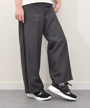 Bridget Birkin 【PARADIS COULEUR】異素材コンビレースアップスニーカー ブラックコンビ