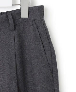 23区 【滝沢眞規子さん着用/VERY掲載/洗える】TWビエラ タック ワイド パンツ グレー系