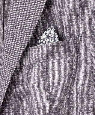 JOSEPH ABBOUD MOUNTAIN 夏の多機能ジャケット【WEB限定・洗える・ストレッチ・防シワ・速乾】2WAYストレッチサッカー ジャケット ライトグレー系