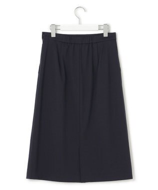 23区 【セットアップ対応/洗える】ストレッチポンチ スカート ネイビー系