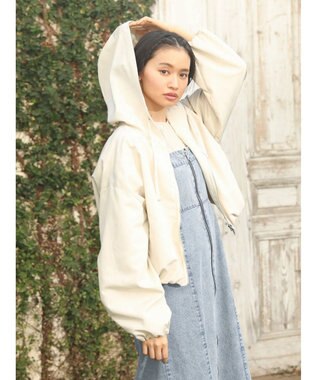 Green Parks ・ＥＬＥＮＣＡＲＥ　ＤＵＥ　バルーンマウンテンパーカー Ivory