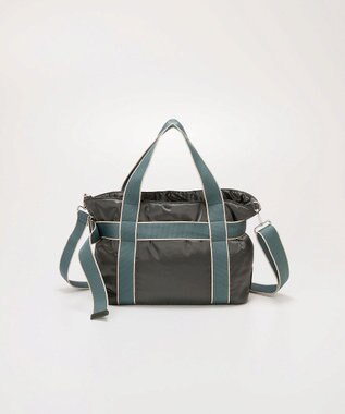 TOPKAPI 【TREASURE TOPKAPI】パデット ベルト付き 2wayトートバッグ カーキ