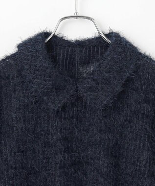 #Newans フィラッフィパフスリーブプラウス ネイビー