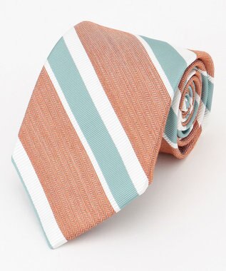  【LINEN MIX COLLECTION】レジメンタル ネクタイ