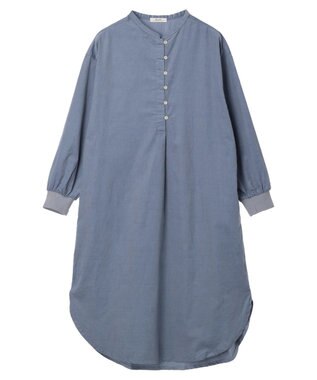 CRAFT STANDARD BOUTIQUE コーデュロイリブ付きワンピース Blue