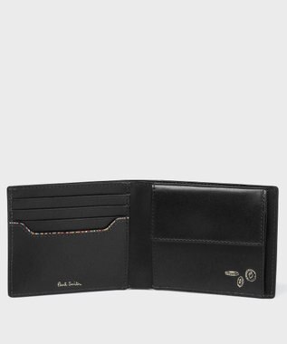 Paul Smith ベジタン SS26 2つ折り財布 ブラック