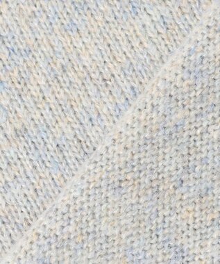 J.PRESS LADIES MIX COLOR クルーネック ニット サックスミックス系