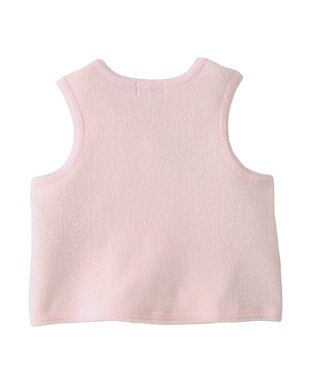 MIKI HOUSE HOT BISCUITS 【50-70cm】 パイル素材 ベビーベスト(胴着) ピンク