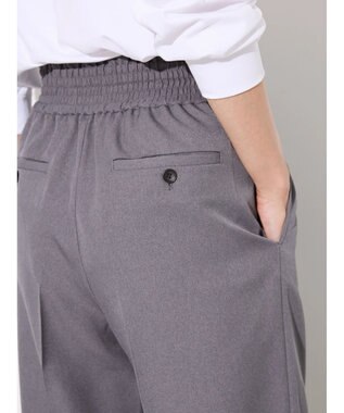 AMERICAN HOLIC ウエストイージーストレートパンツ Gray Mixture