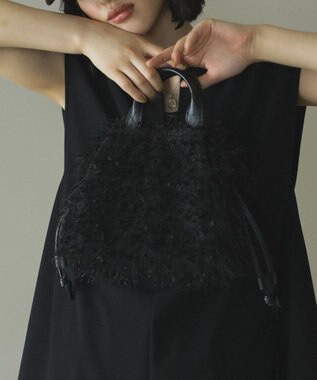 Green Parks ＯＴＯ．ＨＡ．シャギーニットショルダーバッグ Black