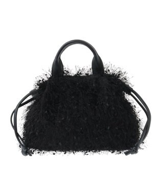 Green Parks ＯＴＯ．ＨＡ．シャギーニットショルダーバッグ Black