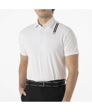 ZERO HALLIBURTON 【吸水速乾・UVケア】 ダブルリブ着心地ポロシャツZHG-M5S7c 82954 ホワイト