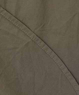 23区 S 【洗える】ミリタリーコットンギャバ シャツ カーキ系