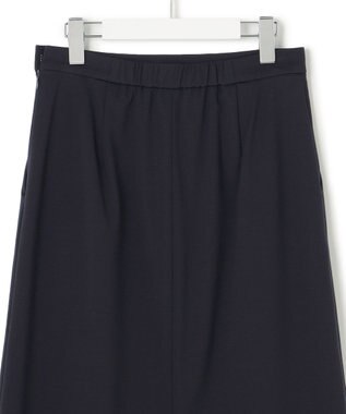 23区 【セットアップ対応/洗える】ストレッチポンチ スカート ネイビー系