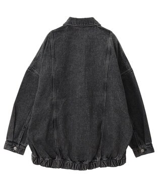 Green Parks ＢＩＧシルエットＧジャン Black