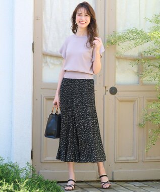 ANY SIS 【洗える】イージープリーツ スカーチョ モノトーン系