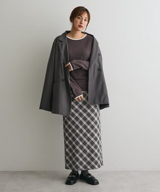 CRAFT STANDARD BOUTIQUE バイカラーパイピングプルオーバー Gray