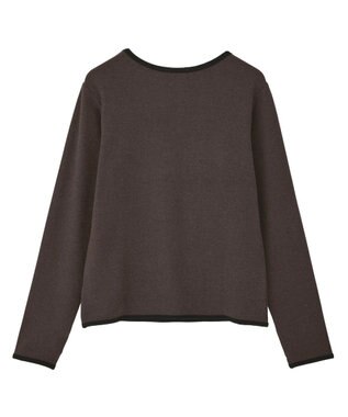 CRAFT STANDARD BOUTIQUE バイカラーパイピングプルオーバー Brown