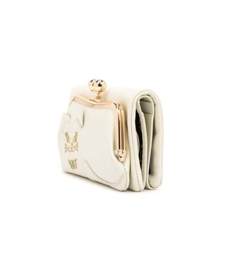 ANNA SUI TITIソフト 口金二つ折り財布 アイボリー