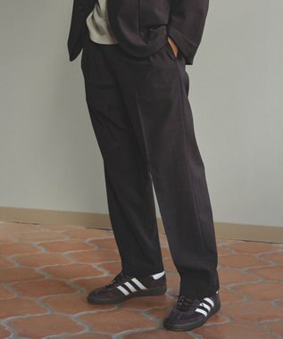 UNFILO MENS TENNEN TOUCH タックパンツ [24年春夏商品] ブラウン