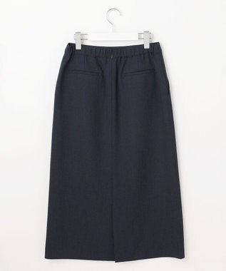 J.PRESS LADIES L Shineシャンブレーツイル スカート ネイビー系