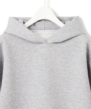 ICB L 【WEB限定・洗える】ソフトダンボール フーディ プルオーバー グレー系