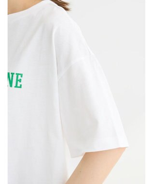 Green Parks 多段カレッジロゴボックスＴシャツ Green