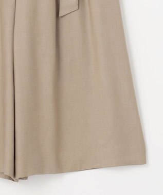 自由区 【XSサイズ～/洗える/セット可】キュプラリネンシャンタン ショートパンツ ベージュ系