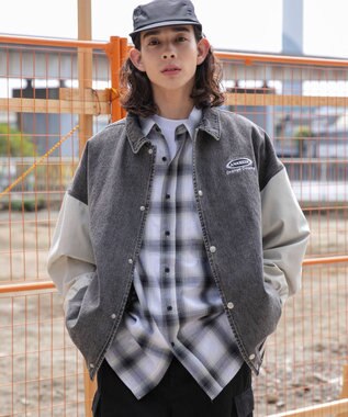 ユニセックス着用ITEM】デニムスタジャン / WEGO | ファッション通販