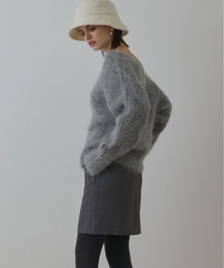 ウールギャバミニスカート