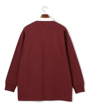 J.PRESS MEN 【J.PRESS ORIGINALS × CLUEL】【UNISEX】クレストロゴ ラガーシャツ ワイン系