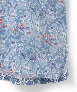 JOSEPH HOMME 【LIBERTY】クレイジーリバティ　半袖レギュラーシャツ サックスブルー系