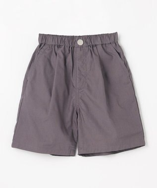 ANY KIDS ポプリン ハーフパンツ チャコール