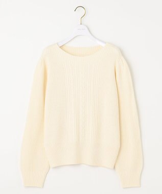 ANY SIS L 【セットアップ対応】スフレショート丈 プルオーバー アイボリー