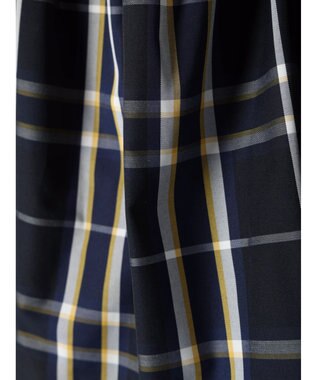 Green Parks ・ＳＵＧＡＲ　ＳＰＯＯＮ　チェックラッフルキャミワンピース Navy