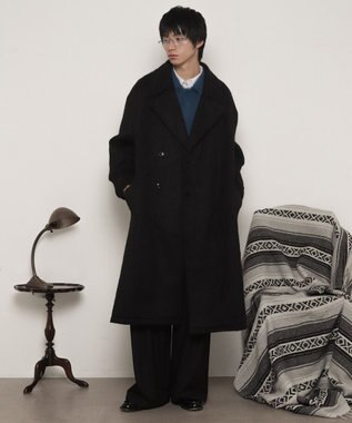 WEGO シャギーオーバーコート ブラック