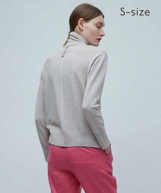 BEIGE， 【S-size】RIGNY / タートルネックニット Taupe× Off Line