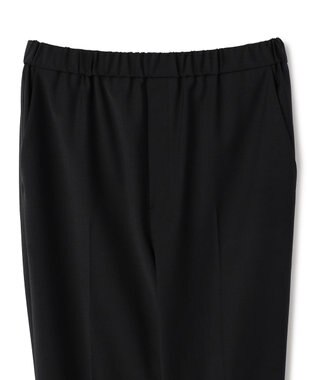 BEIGE， CELEST / ウエストゴム イージーストレートパンツ Black