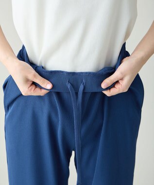 ANY L テレコイージーパンツ ブルー