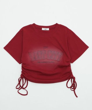 WEGO スプレーロゴドロストちびT レッド