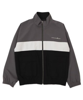 WEGO TRスタンドブルゾン ダークグレー