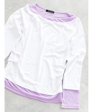 Te chichi レイヤードテレコトップス