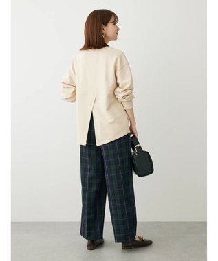 Green Parks ・ＳＵＧＡＲ　ＳＰＯＯＮ　バックスリットウラケスウェット Light Beige