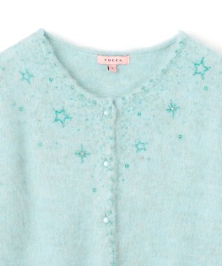 TOCCA MIDNIGHT STAR カーディガン スカイブルー系
