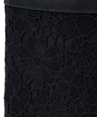 Maison de FLEUR EC限定フラワーレース2Wayバケツ型バッグ Black