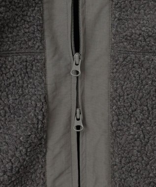 J.PRESS YORK STREET 【UNISEX】ボアブルゾン グレー系